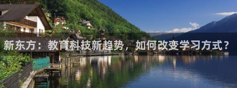 新东方：教育科技新趋势，如何改变学习方式？